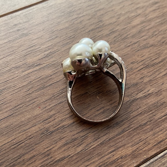 Pear and diamond effect ring - Picture 6 of 6